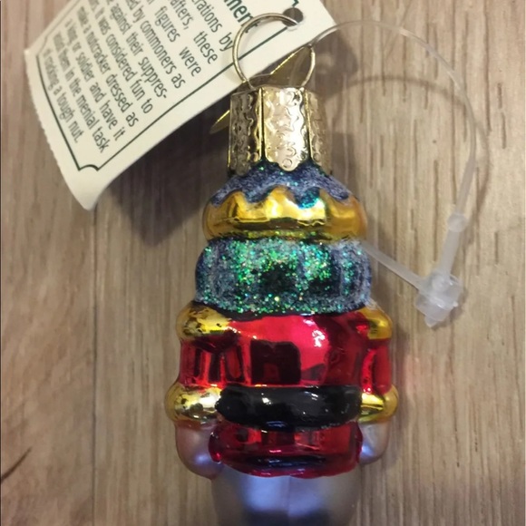 Nutcracker Glass Ornament 1225 - Picture 3 of 5